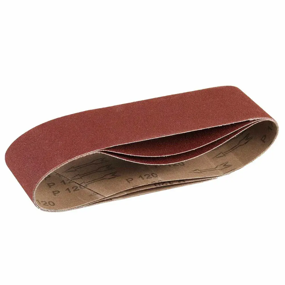 Cinta de lixa costado de lona GRÃO120 75X610MM Worker — fotografia de referência