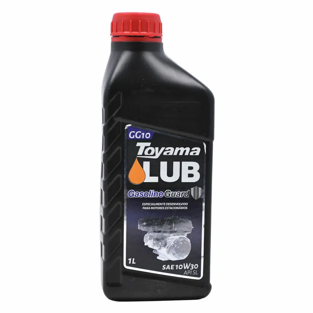 Óleo para motor 4 tempos a gasolina 1LT 10W30 sl GG10 Toyama