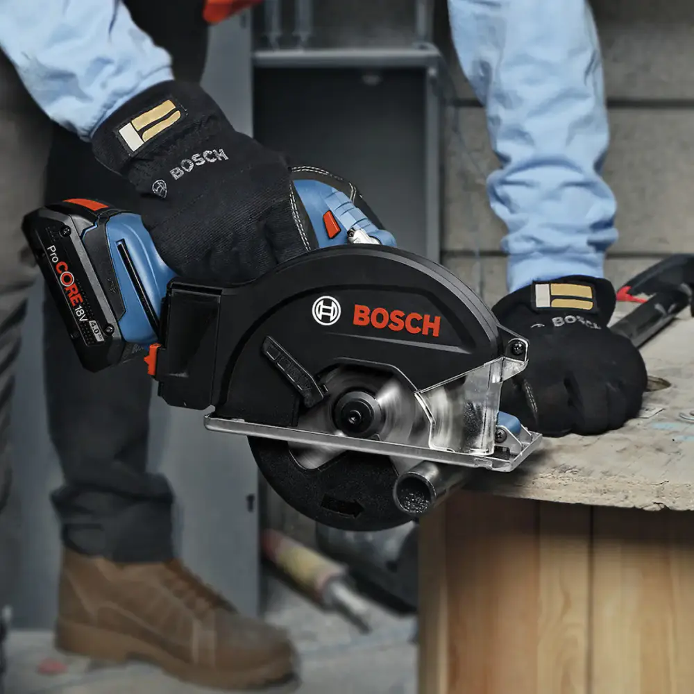 Serra circular bateria Bosch GKM 18V-50 18V sem bateria sem carregador Bosch — fotografia 7