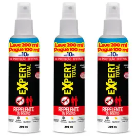 Repelente insetos spray expert 200ML com 3 unidades Nutriex — fotografia 2