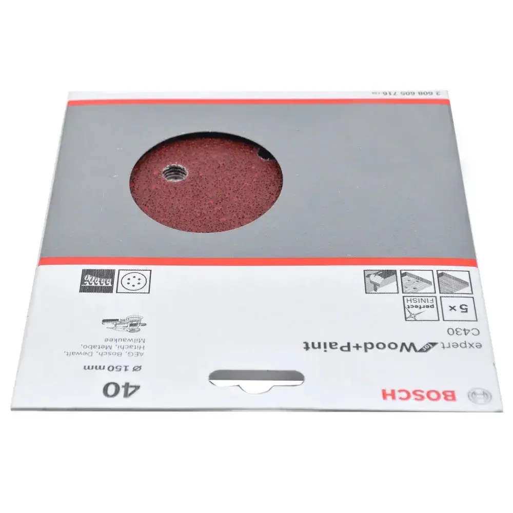 Folha de lixa C430 125MM com 5 unidades Bosch — fotografia 10