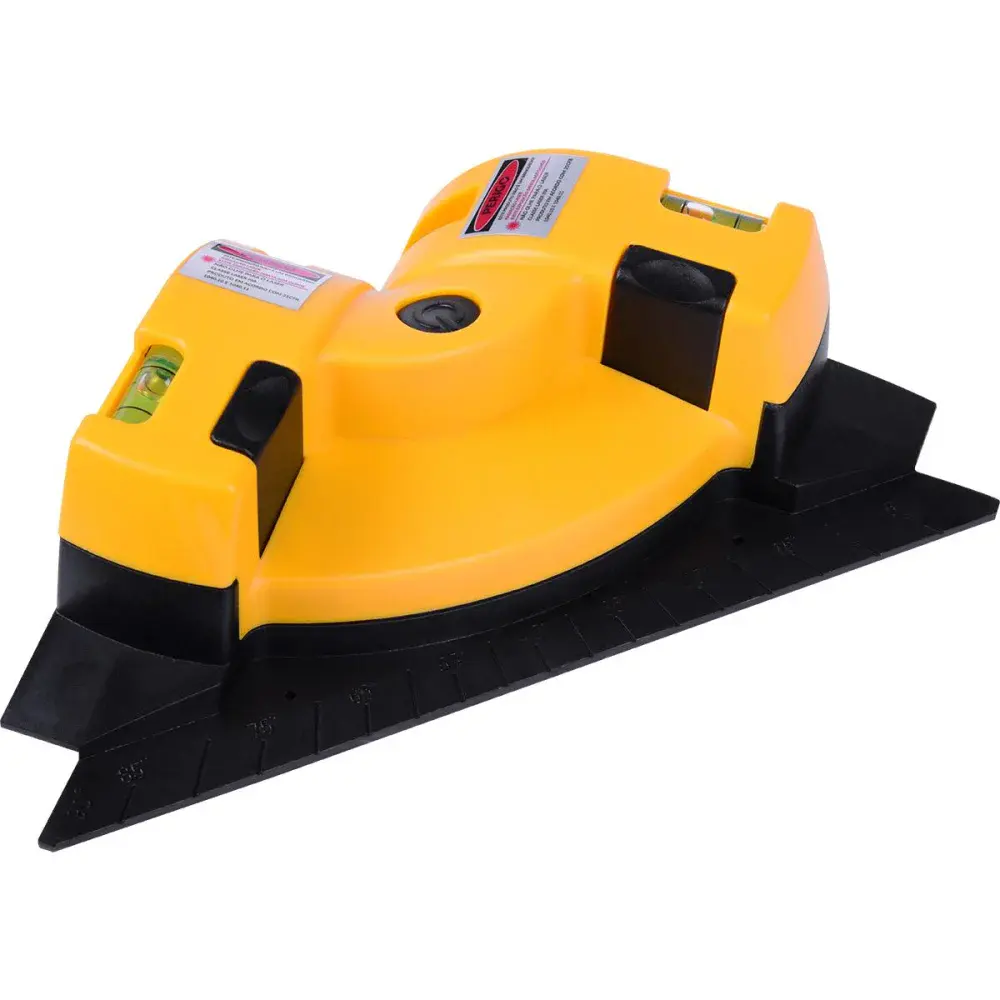 Nível laser com prumo e esquadro 2 bolhas 10M Bumafer — fotografia 3