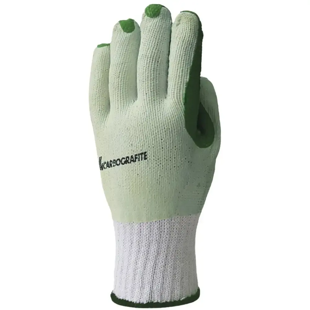 Luva de proteção industrial super grip com 12 pares Carbografite GG — fotografia 5