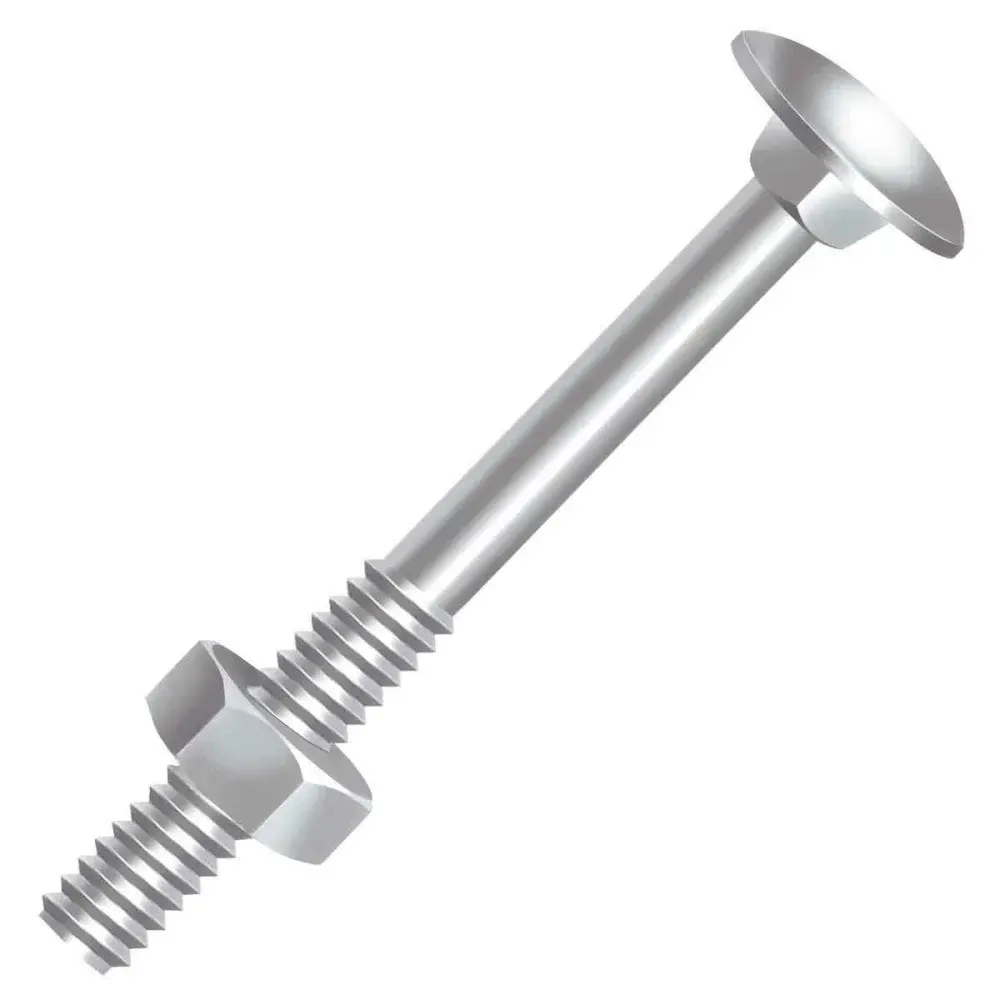 Parafuso francês porca 3/8 zincado Ciser 50 peç