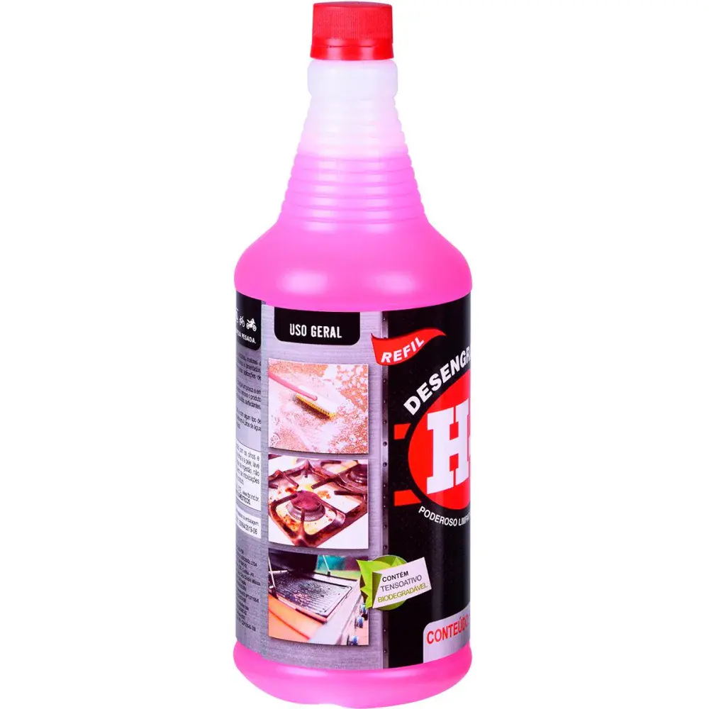 Desengraxante e removedor para limpeza pesada H7 1 litro — fotografia 4