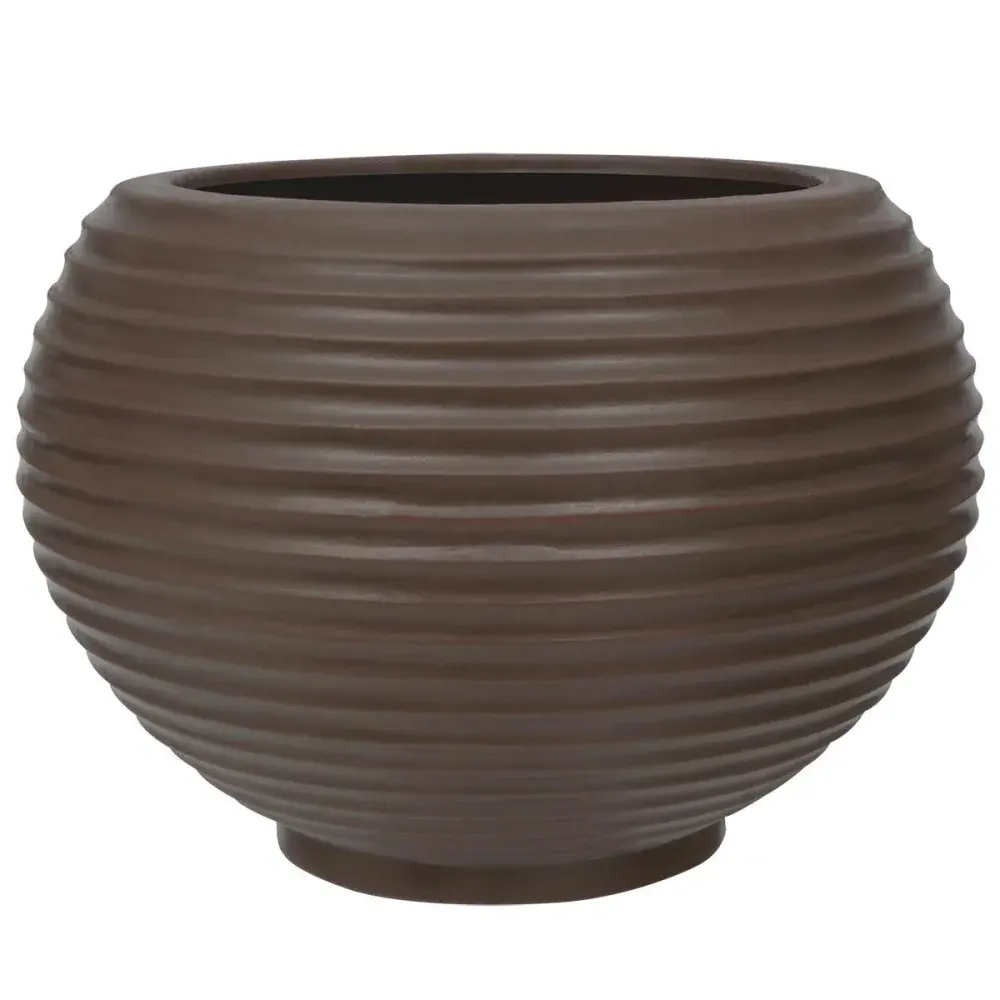 Vaso bromélia antique rusty 26X24CM 16L Vasart
