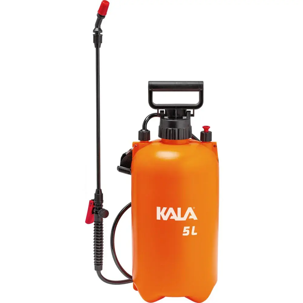 Pulverizador de compressão prévia com jato regulável 5L Kala — fotografia de referência