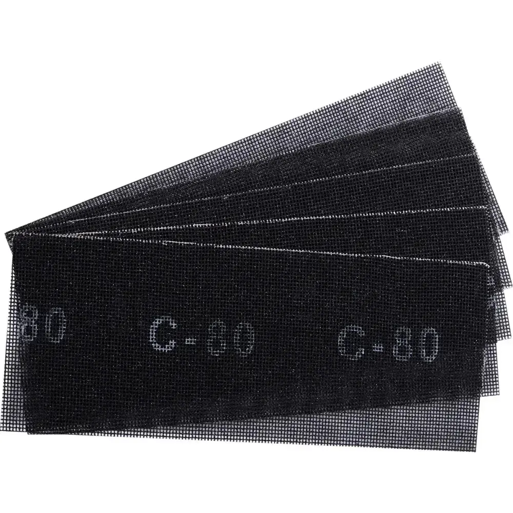 Lixa de tela abrasiva 115MM x 280MM grão 80 5 peç Worker — fotografia de referência