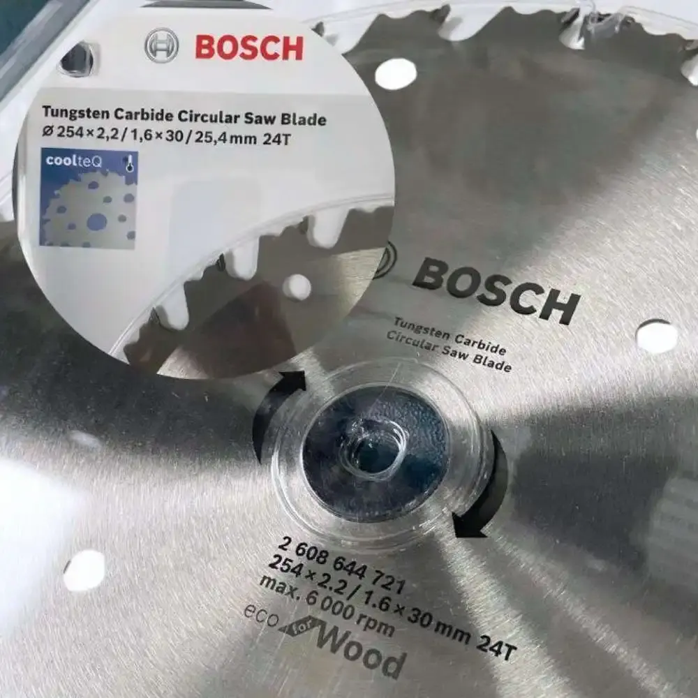 Disco de Serra Coolteq 254 x 30 MM 24 Dentes BOSCH — fotografia 4