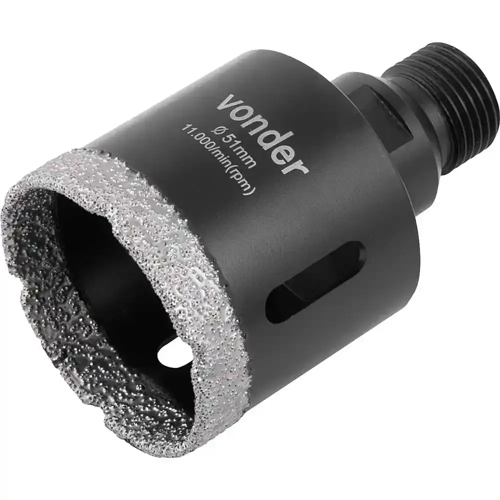 Serra copo diamantada 51MM para esmerilhadeira Vonder — fotografia de referência
