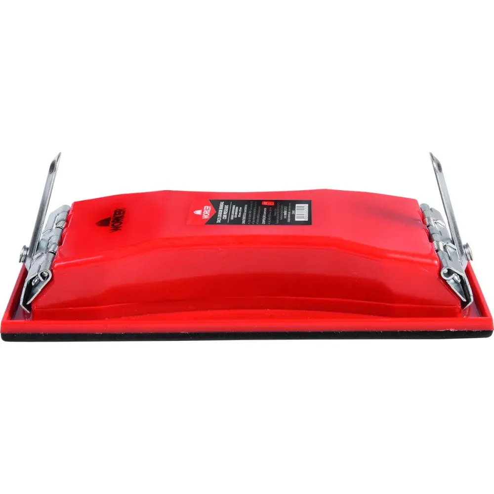 Taco lixador 105X210 com presilhas Worker — fotografia de referência