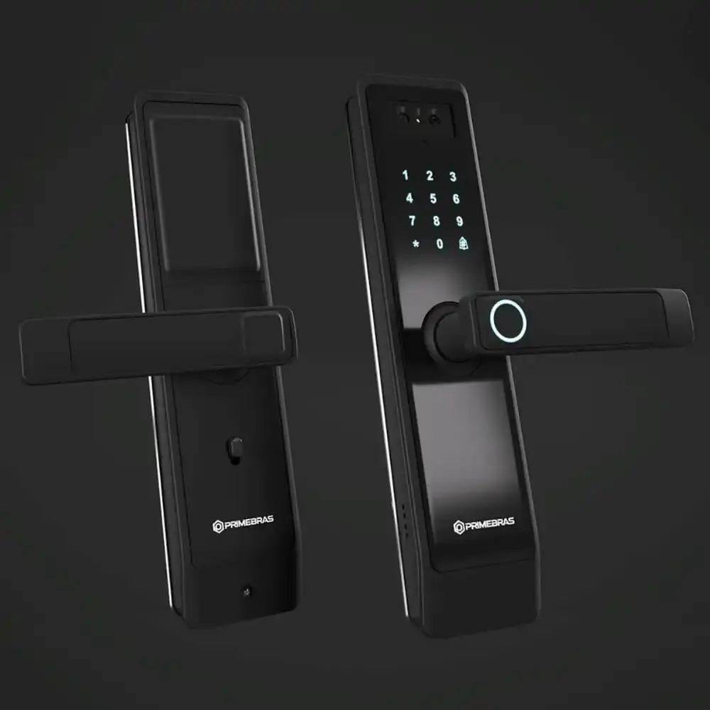 Fechadura digital inteligente wifi facial/biometria frankfurt Primebras — fotografia 6