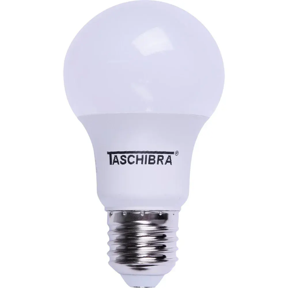 Lâmpada de led E27 6500K 9W biv Taschibra — fotografia de referência