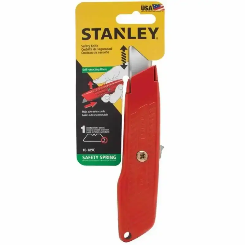 Estilete de segurança trapezoidal auto-retrátil 18 MM 10-189C Stanley — fotografia de referência