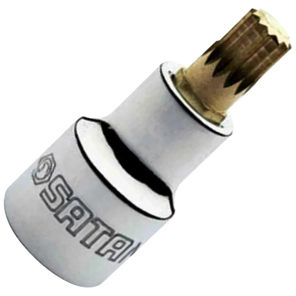 Soquete multidentado curto 10 mm encaixe 1/2 Sata ST24804SC — fotografia 3