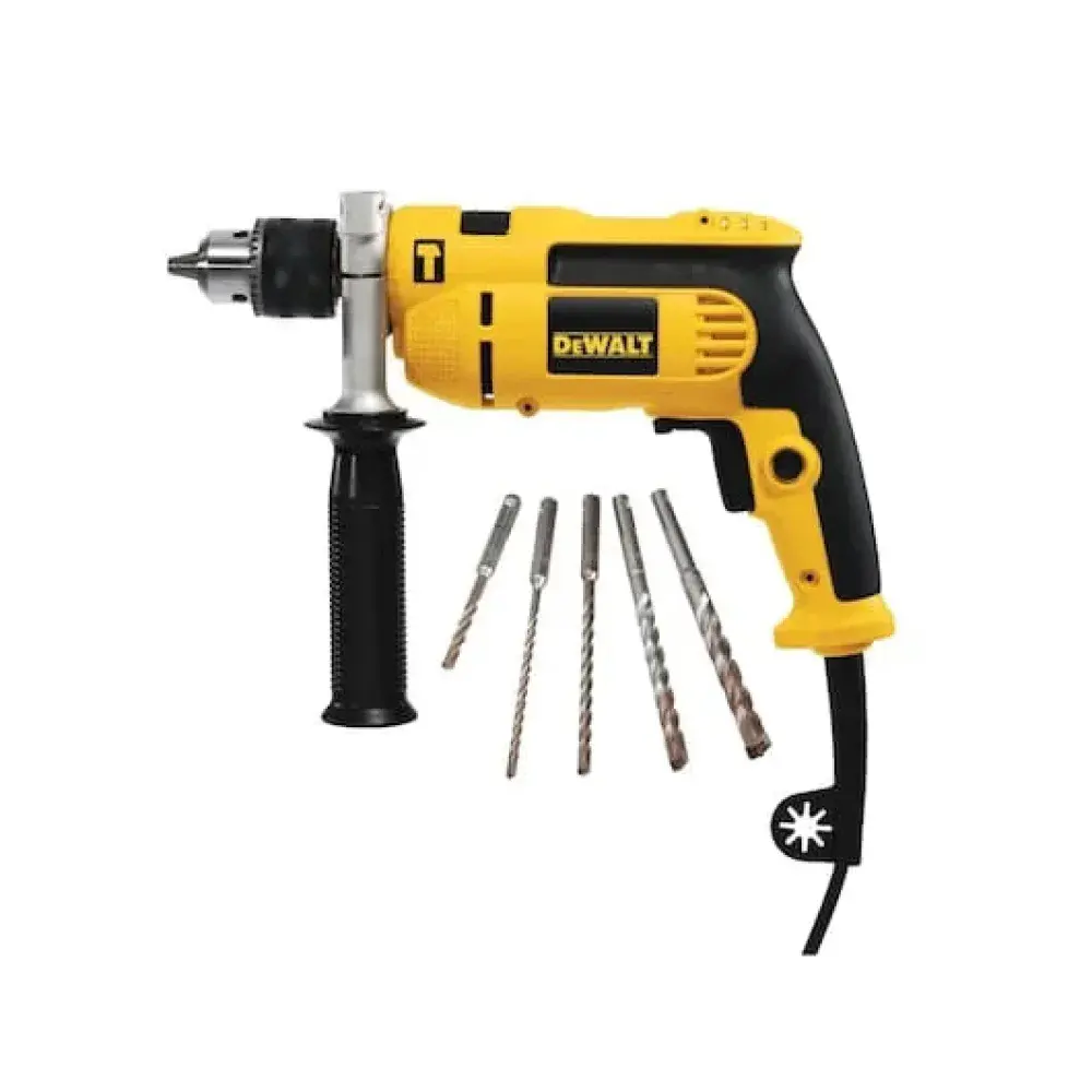 Kit furadeira de impacto com 5 brocas 1/2 750W Dewalt — fotografia 5