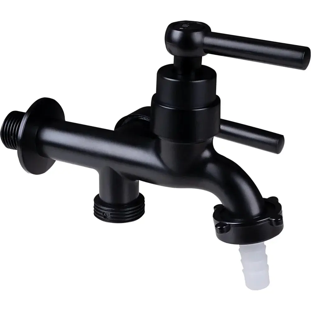 Torneira para máquina de lavar 1/4 volta abs preto C60 - Liege — fotografia 3