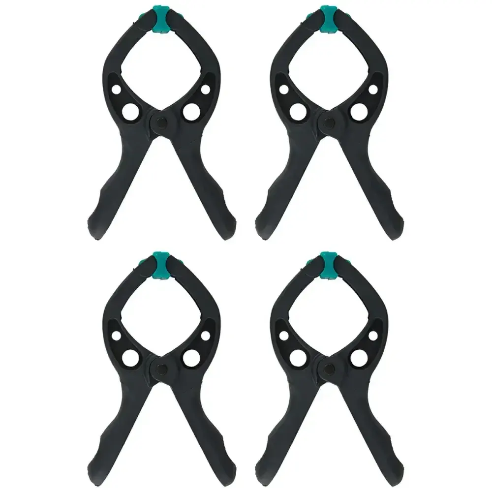 Jogo com 4 grampos tipo sargento microfix 30 mm - 343200 - wolfcraft Irwin — fotografia 2