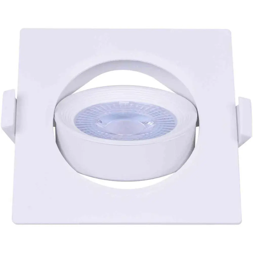 Spot led embutir quadrado 10W 6500K biv Taschibra — fotografia 2