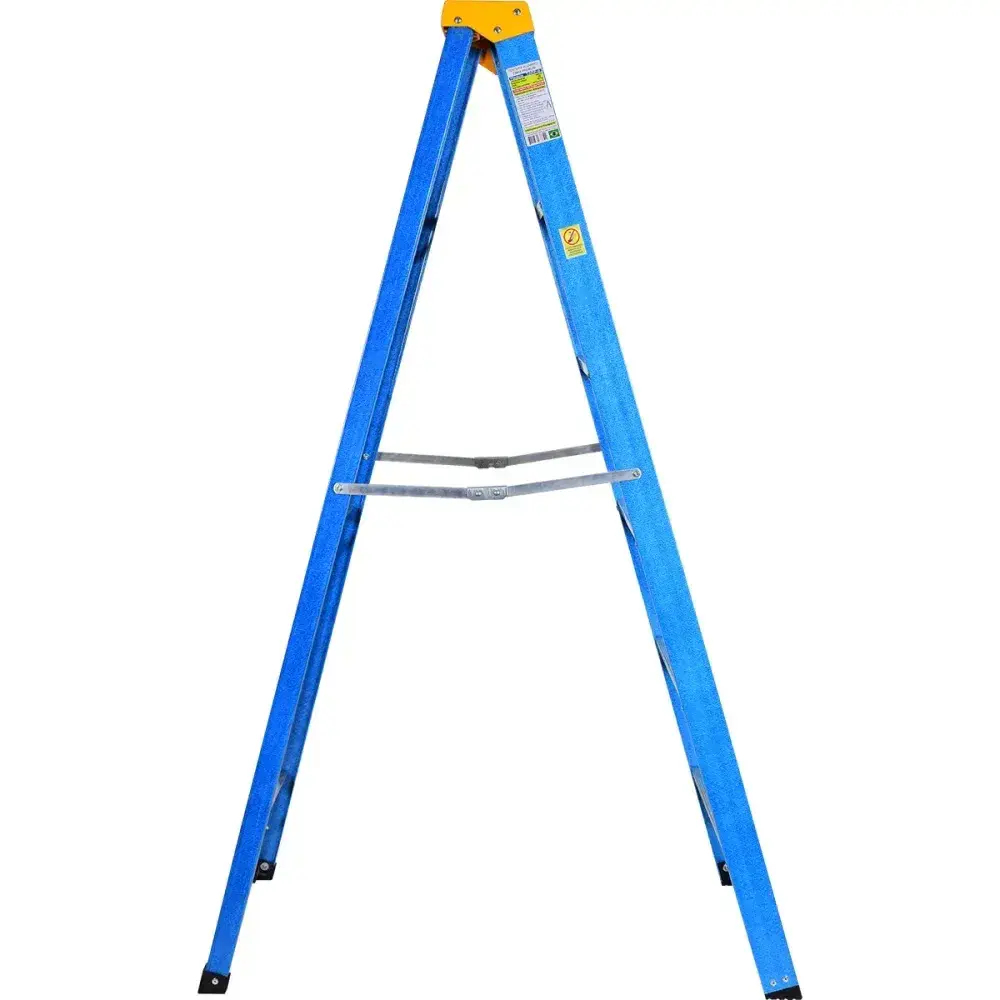 Escada de fibra de vidro 6 degraus 1,8M Worker — fotografia 10