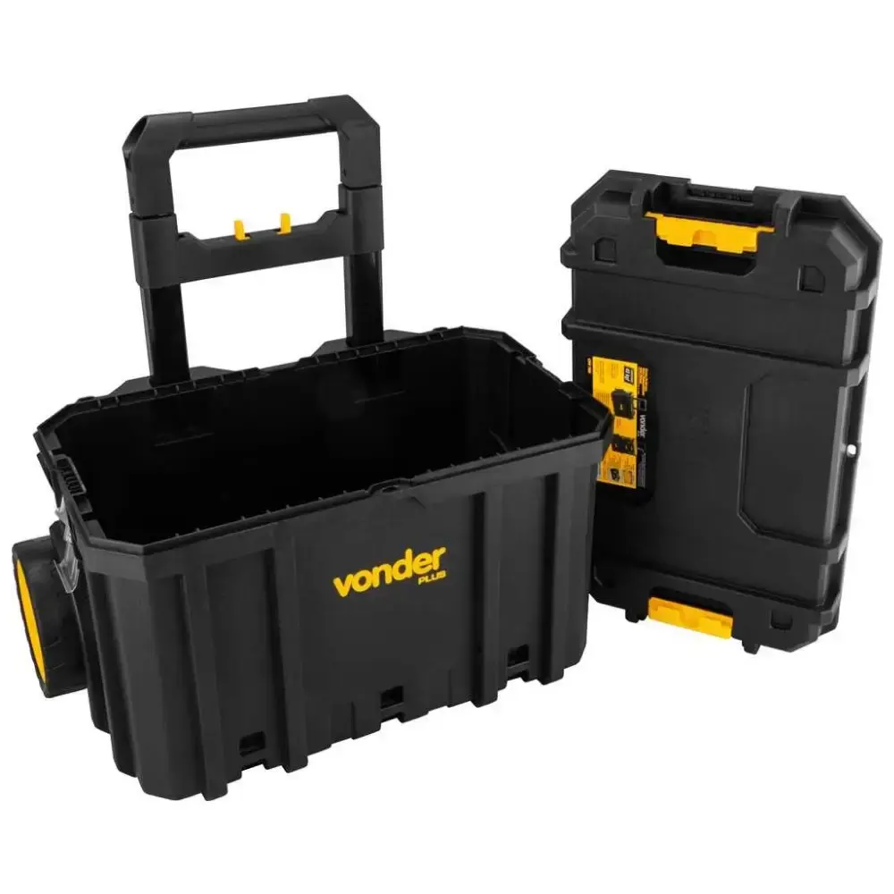 Caixa plástica para ferramentas com rodas CRV-700 Vonder — fotografia 8