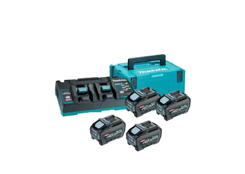 Kit energia 191U44-8 com 4 baterias 5.0AH bivolt Makita