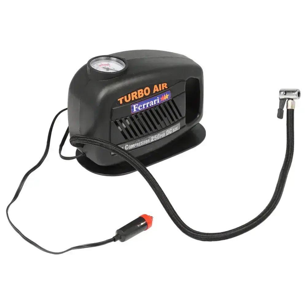 Mini compressor de ar 30 libras Ferrari MCTA12 - 12 volts — fotografia 7