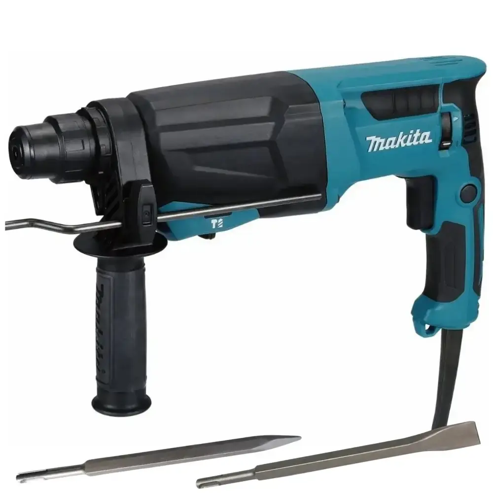 Martelete rompedor plus 2,9KG com ponteiro SDS plus 20CM e talhadeira SDS plus 25CM Makita 110 V