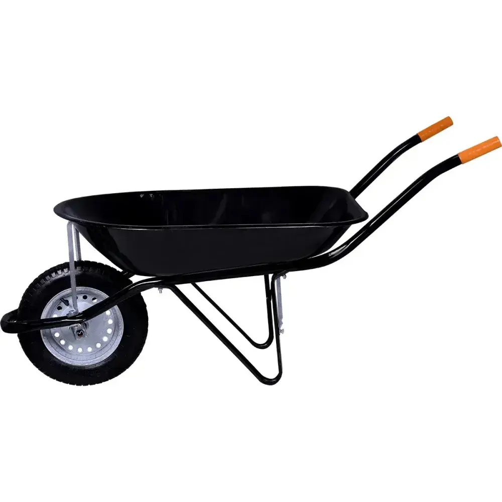 Carrinho de mão master 45L preto com pneu 3,25X8 Maestro — fotografia 6