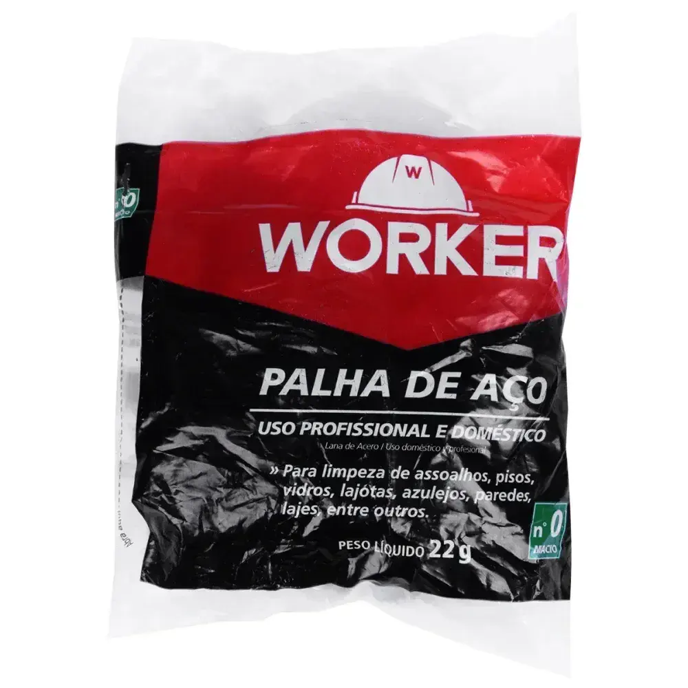 Palha de aço fina para limpeza Worker — fotografia 8