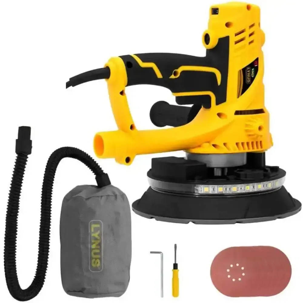 Lixadeira para parede 850W com lanterna LPL-850L Lynus 220 V — fotografia de referência