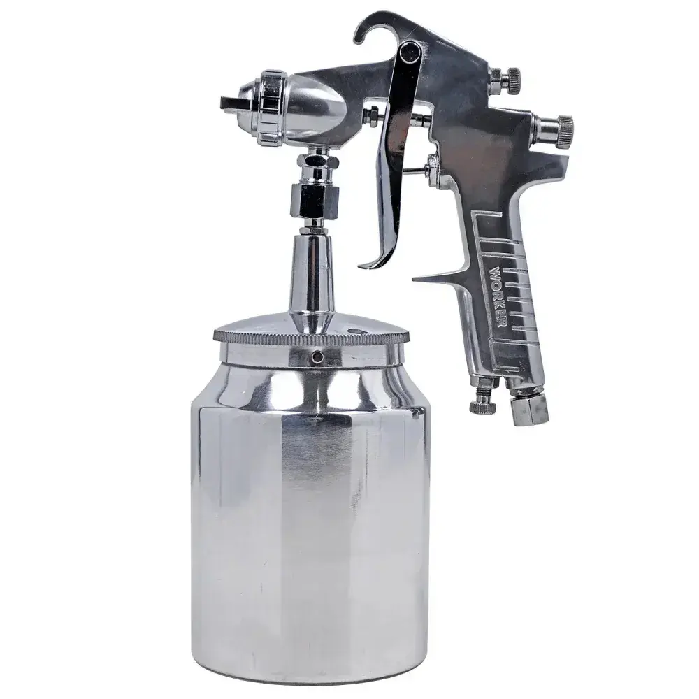 Pistola de pintura alta produção 1 litro 2,0 mm Worker — fotografia 8