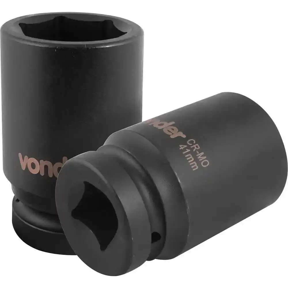 Soquete sextavado impacto longo enc 1 POL 41 MM aço cromo Vonder — fotografia de referência