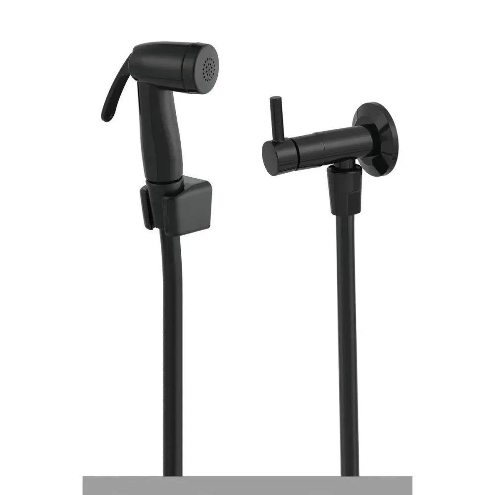 Ducha higiênica abs 2020 com registro preto da higo Higo ABS
