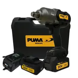 Chave de impacto 20V 3/4POL 170KGFM com 2 baterias e carregador BT8805RT Puma — fotografia 2