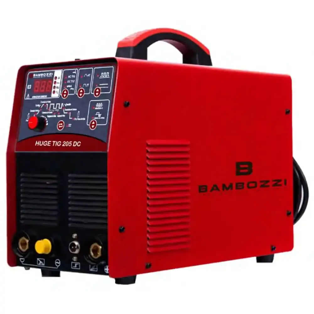 Máquina de solda inversora TIG DC 200A huge TIG 205 220V Bambozzi 220 V