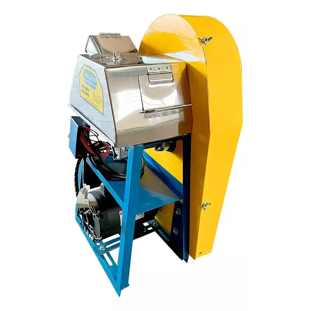 Engenho moenda para cana rolos de inox motor 1,0 CV elétrico M-700 Maqtron 110 V — fotografia 5