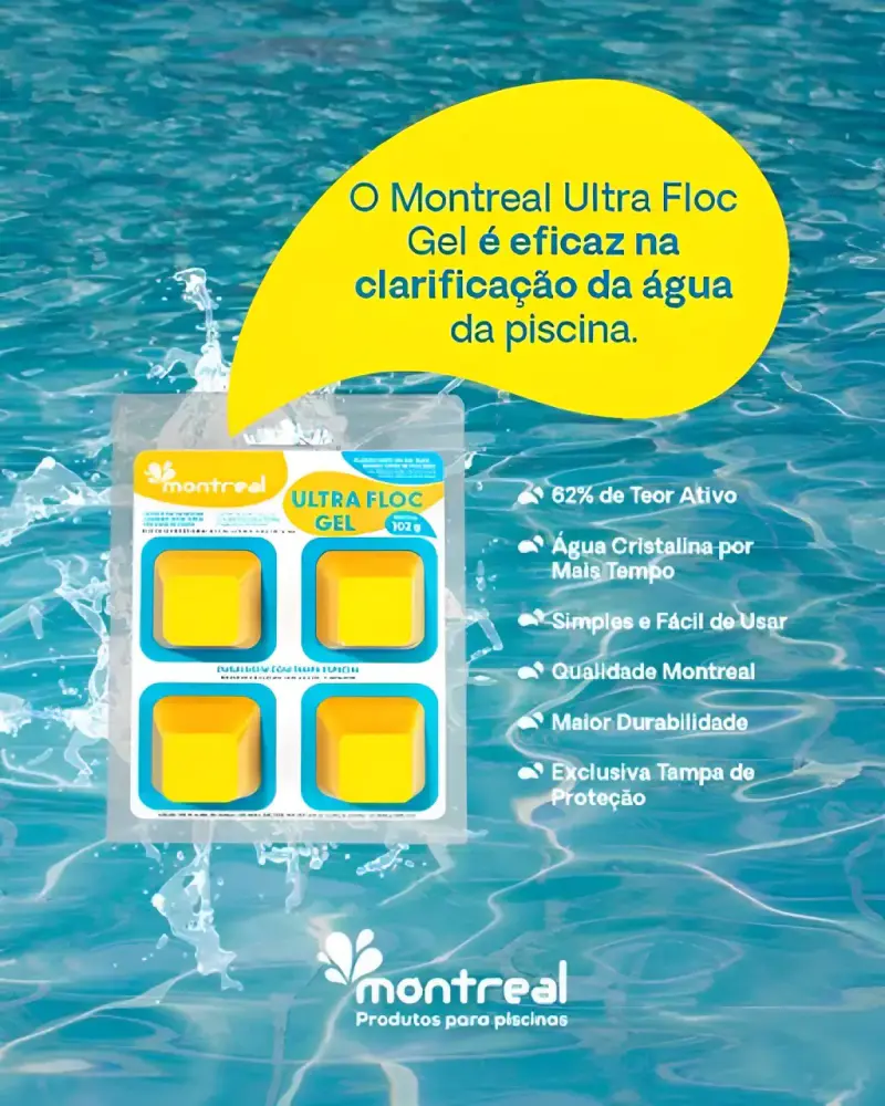 Clarificante em gel com 4 pastilhas 102G Montreal — fotografia 4