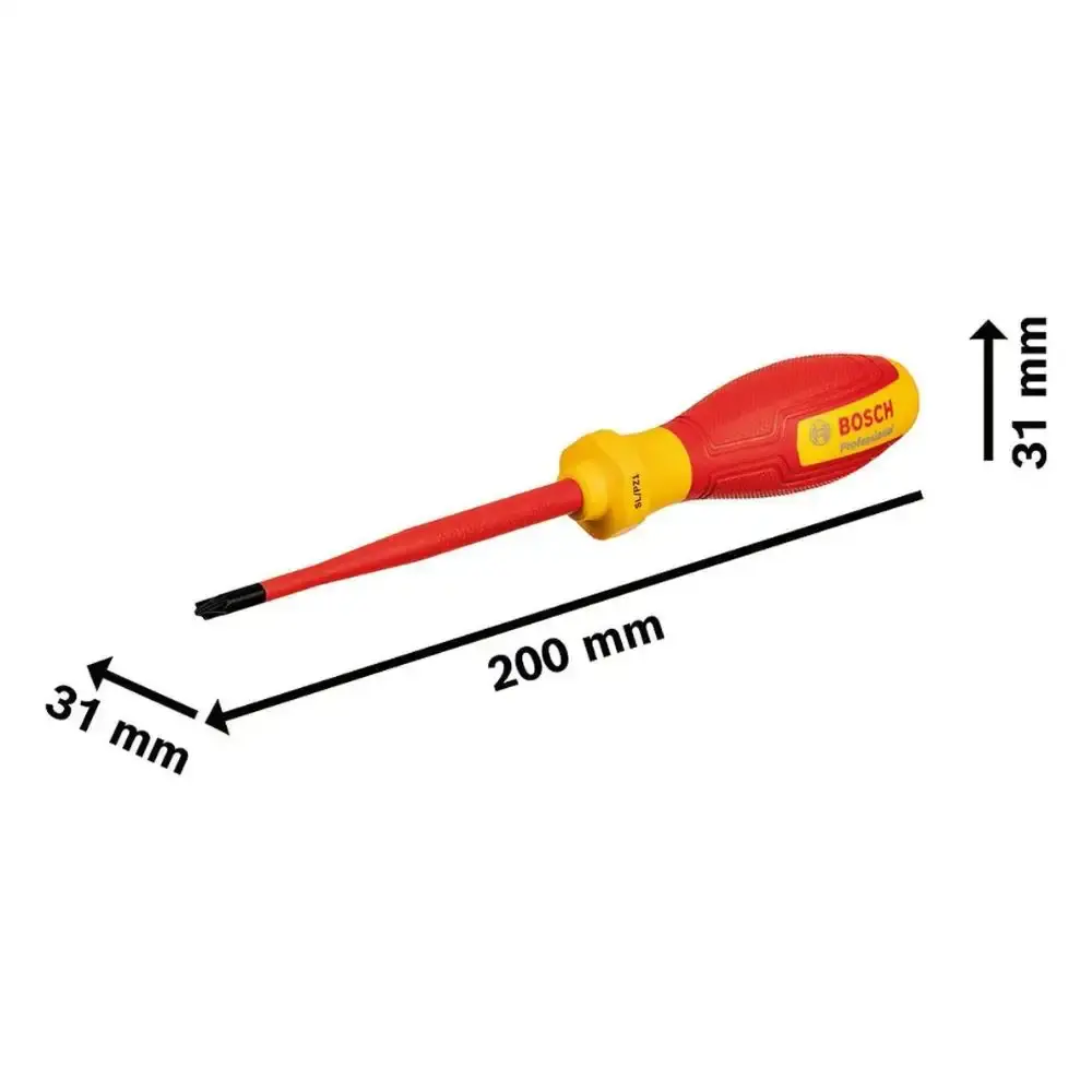 Chave de fenda VDE combinada posidriv 1 x 100MM Bosch — fotografia 3