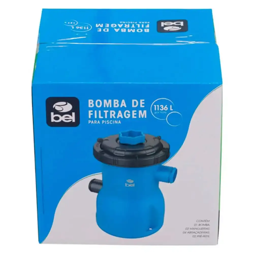 Bomba de filtragem para piscina 1136 litros por hora BEL 110V — fotografia 5