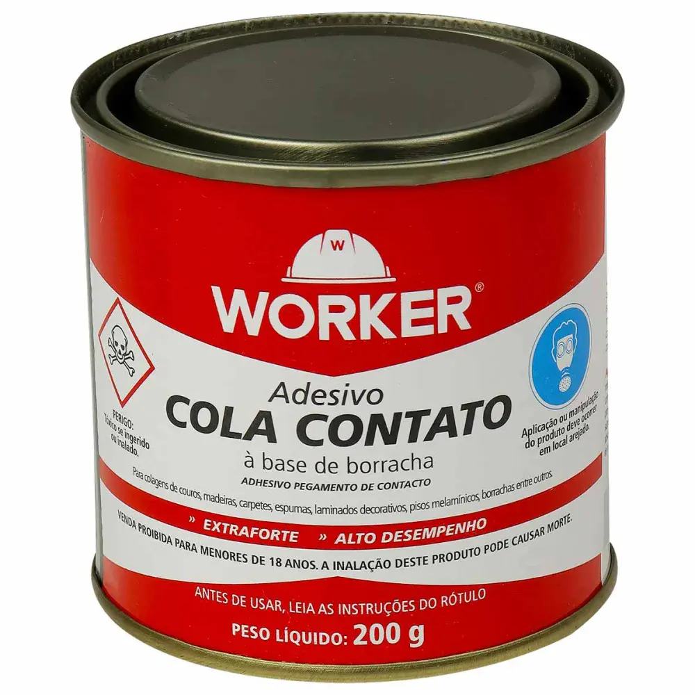 Cola de contato à base de borracha 200G Worker — fotografia de referência