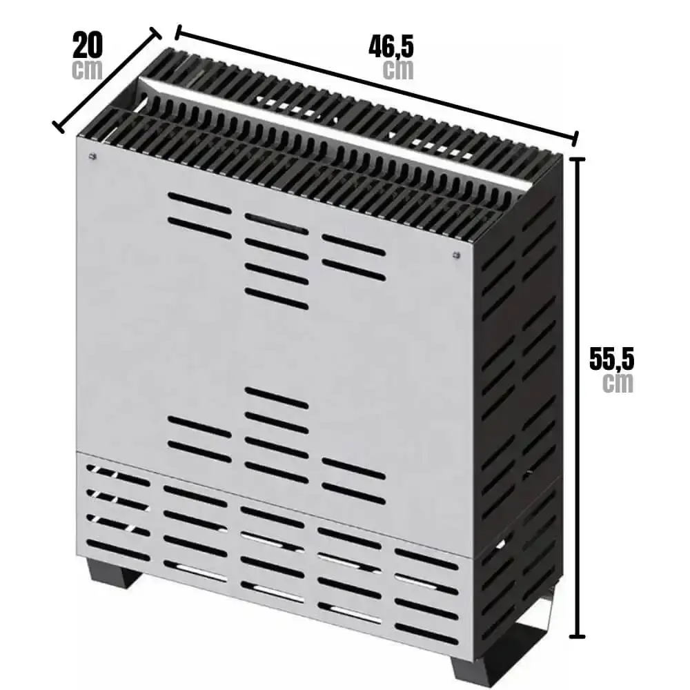 Gerador de Calor para Sauna Seca 7,5KW até 15 Metros 018567 SODRAMAR Bivolt — fotografia 5