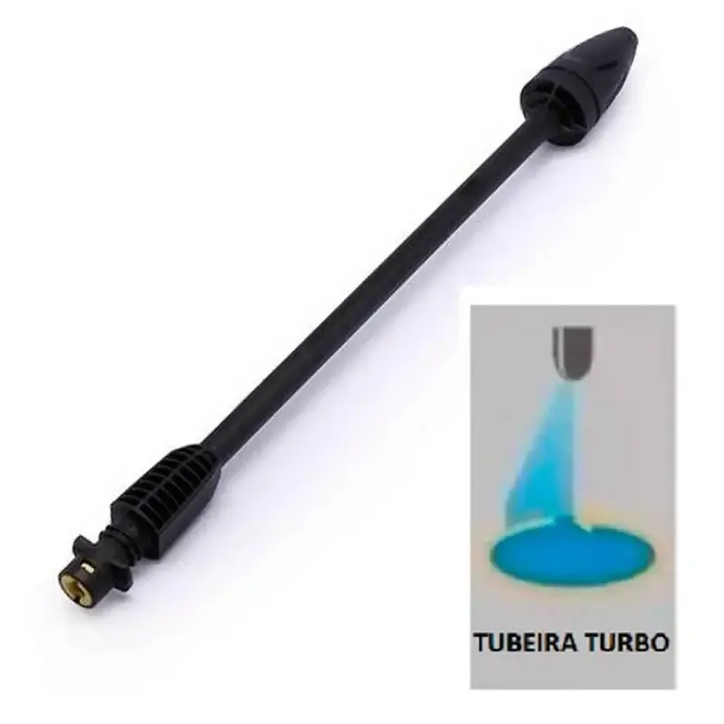 Kit lança tubeira turbo + adaptador pistola para lavadora de alta pressão Karcher — fotografia 3