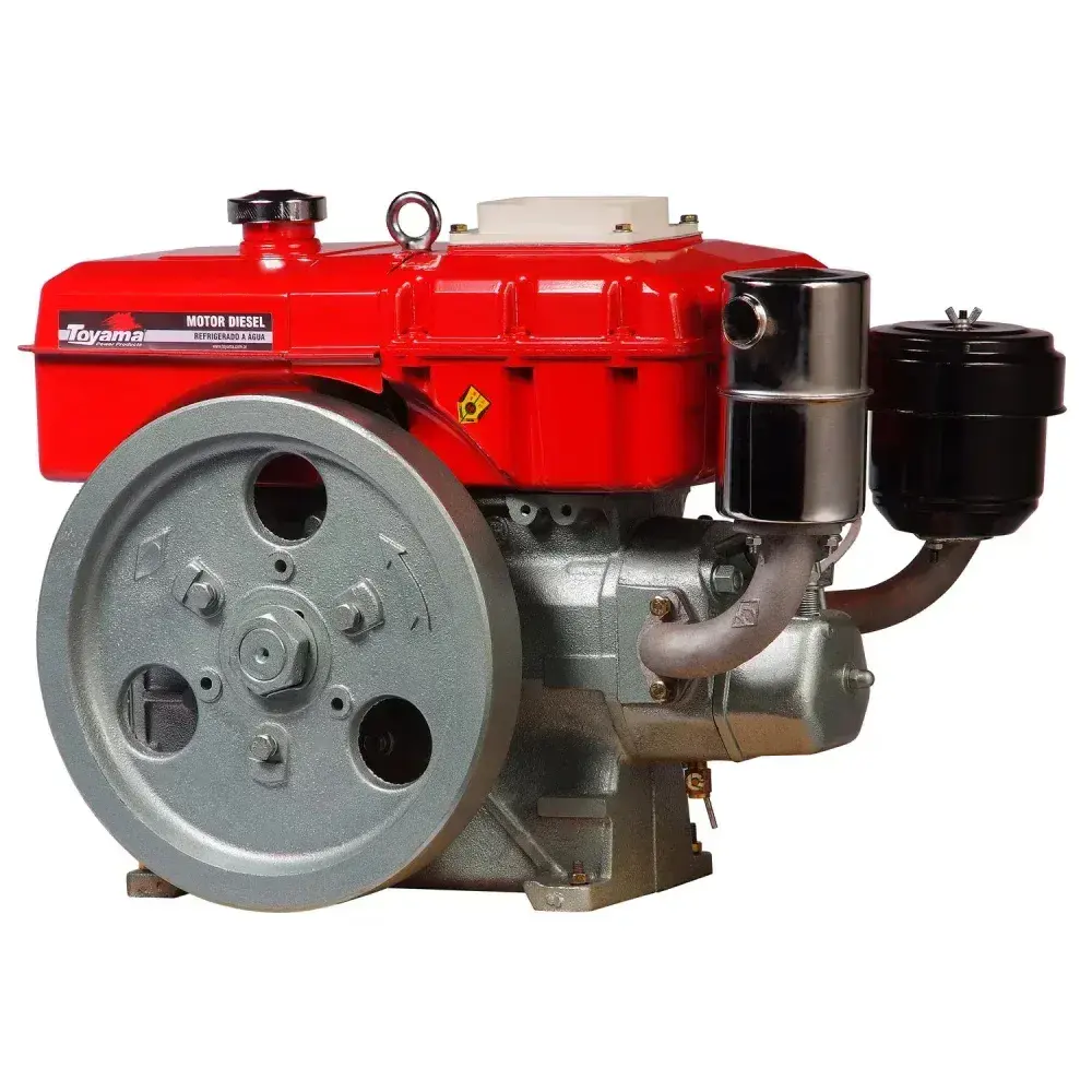 Motor a diesel 7,7HP refrigerado a água TDW8D Toyama — fotografia 4
