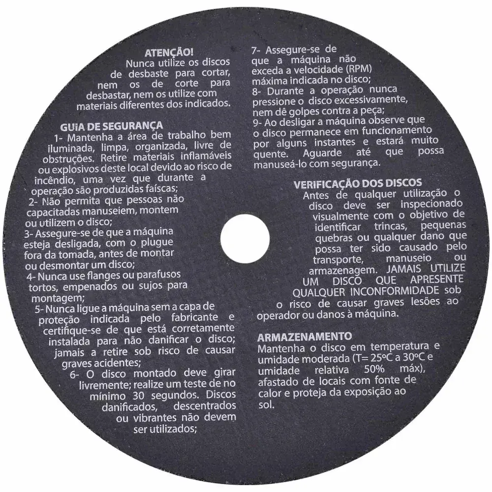 Disco de corte para aço 7 x 177,8MM Worker — fotografia 6