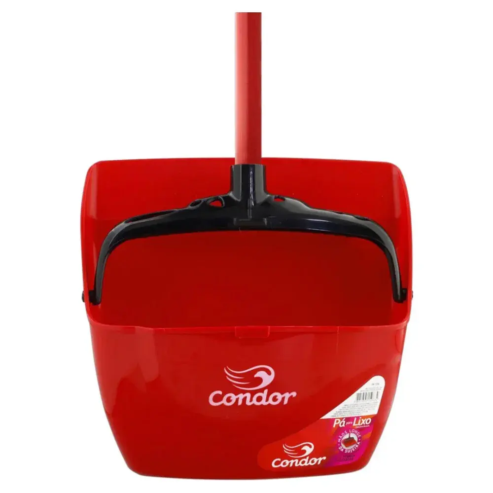 Pá de lixo plástica com cabo 1506 Condor