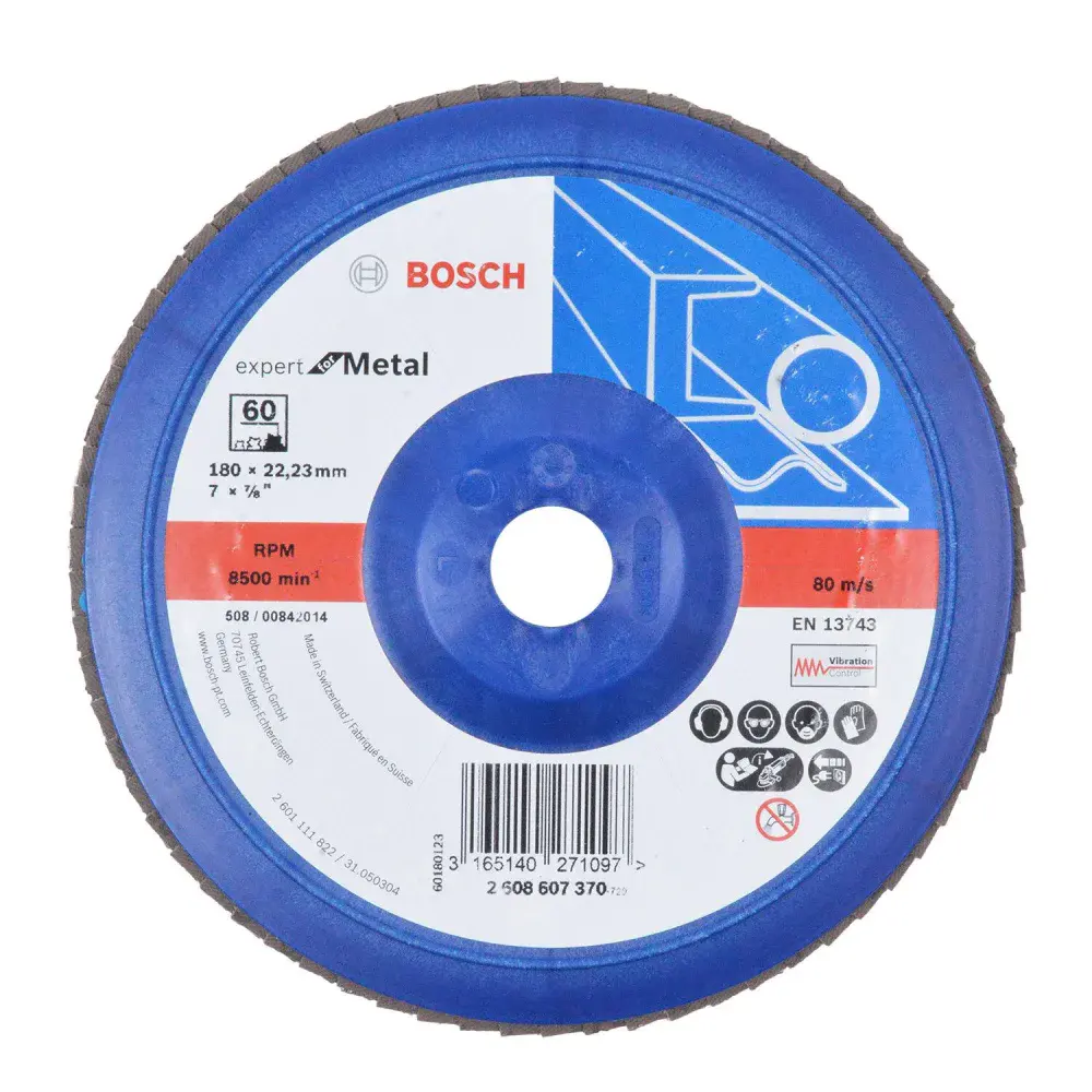 Disco flap 180MM G60 professional for metal da Bosch — fotografia de referência