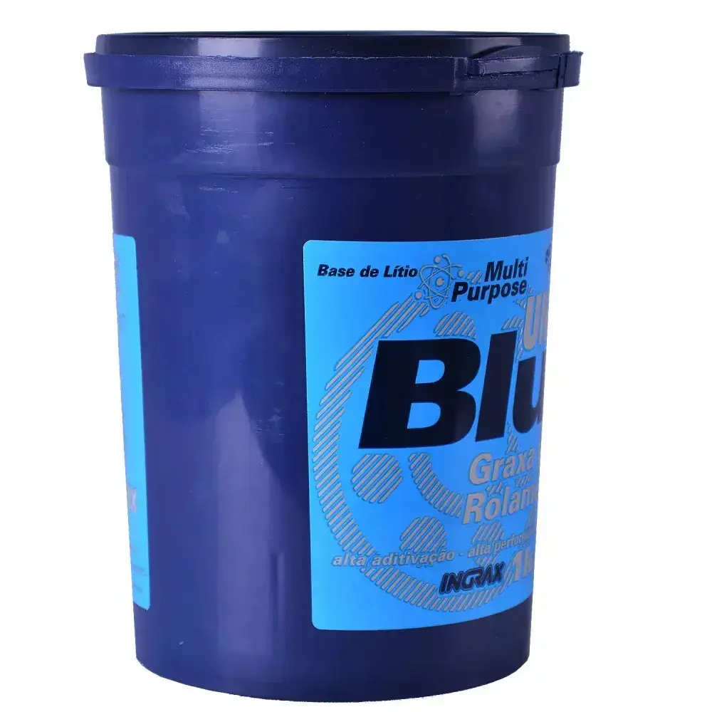Graxa azul para rolamentos e mancais unilit BLUE-2 1KG Ingrax — fotografia 7