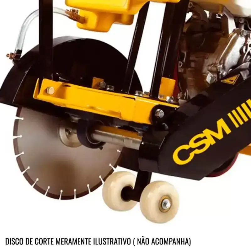 Cortadora de piso e asfalto 9.0 HP à gasolina 350MM SP93 CSM — fotografia 2