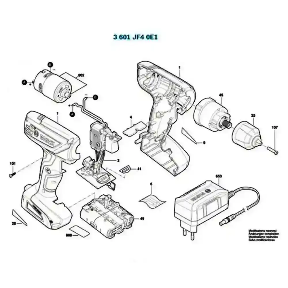 Bateria 12 v - 1.5 ah para parafusadeira / furadeira GSR 1000 smart 2609199926 Bosch — fotografia 5